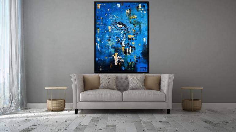 Original Abstract People Painting by ART FIFI