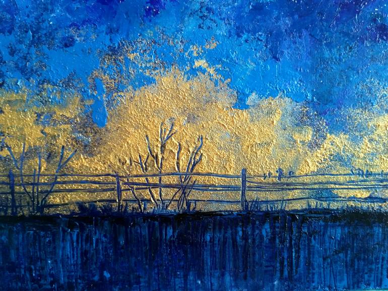 Original Impressionism Landscape Painting by Anna Aboskalova