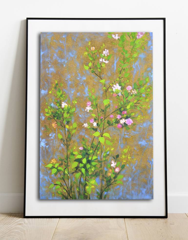 Original Fine Art Floral Painting by Anna Aboskalova