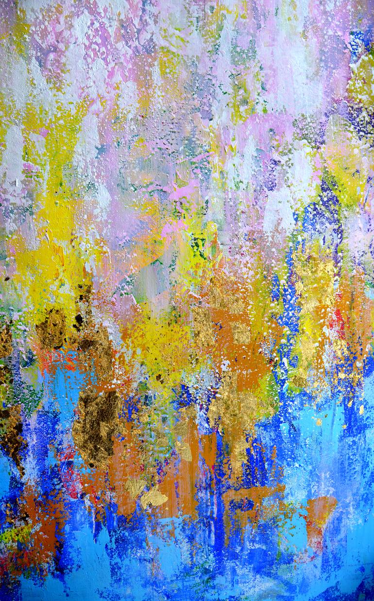 Original Abstract Expressionism Abstract Painting by Anna Aboskalova