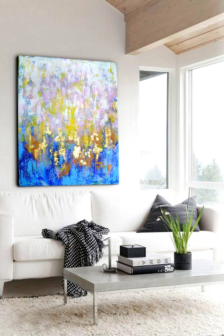 Original Abstract Expressionism Abstract Painting by Anna Aboskalova