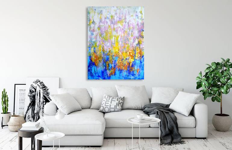 Original Abstract Expressionism Abstract Painting by Anna Aboskalova