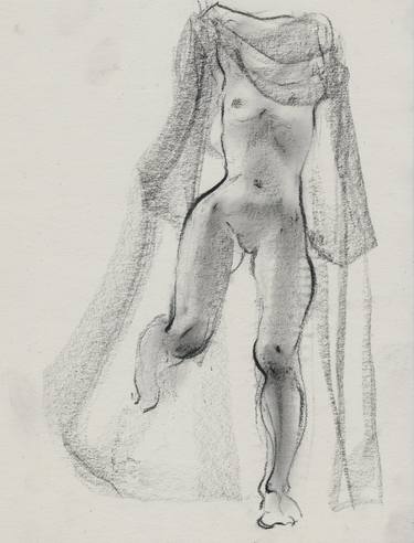 Print of Figurative Body Drawings by Elena Cristea