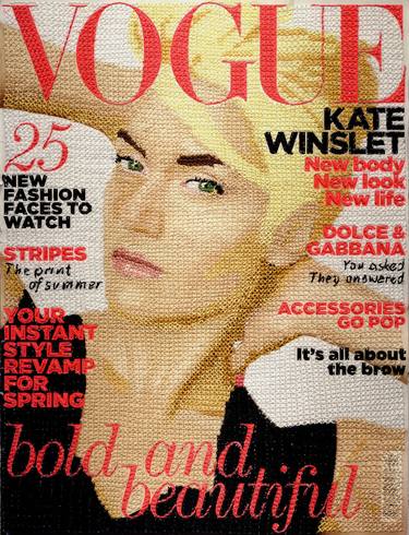British Vogue, April 2011, front thumb