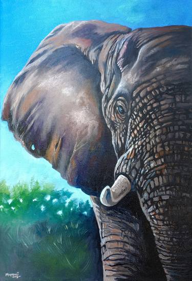 Original Conceptual Animal Paintings by Anthony Mwangi