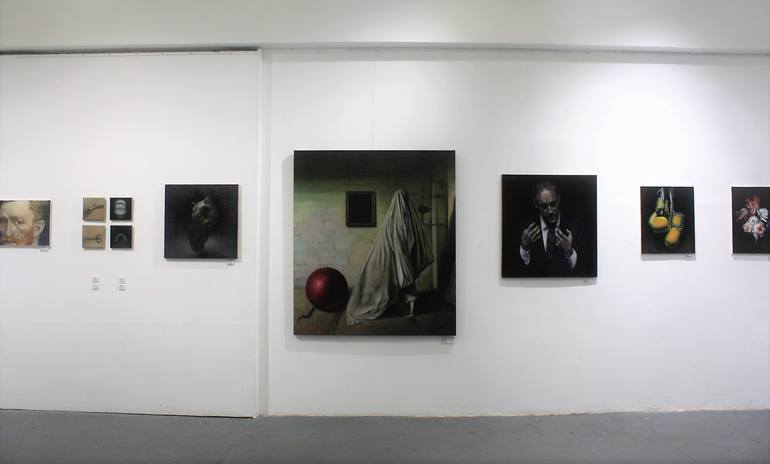 Original Figurative People Painting by Adrian Penu