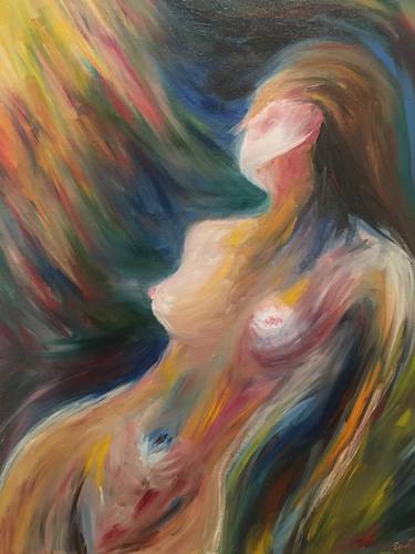 Print of Abstract Expressionism Erotic Paintings by Daryna Feldshtein