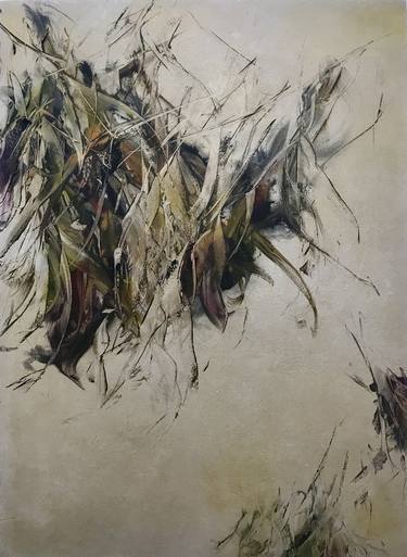 Original Abstract Expressionism Botanic Paintings by Frank Hinrichs