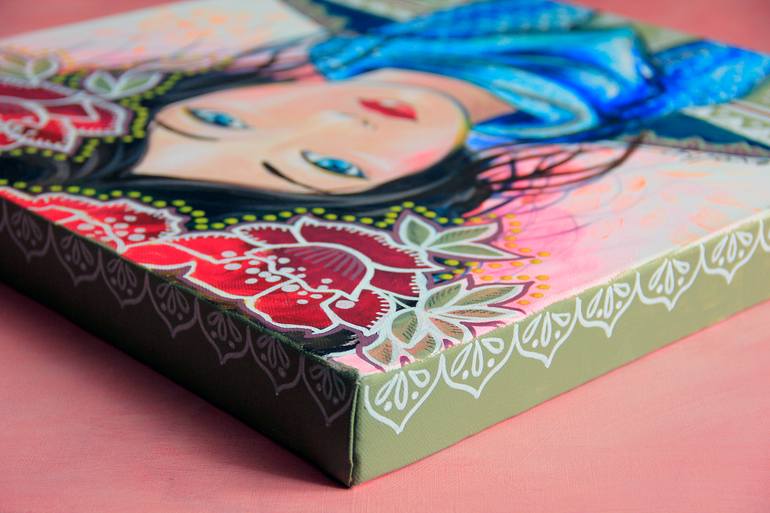 Original Figurative Portrait Painting by Evalhyn Artist