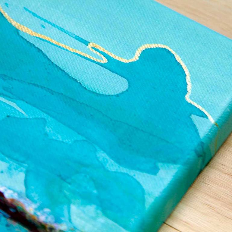 Original Abstract Landscape Painting by Evalhyn Artist