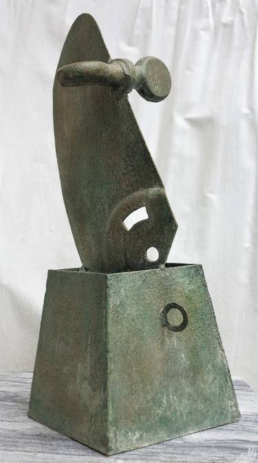 Original Abstract Sculpture by Gyorgy Chesslay