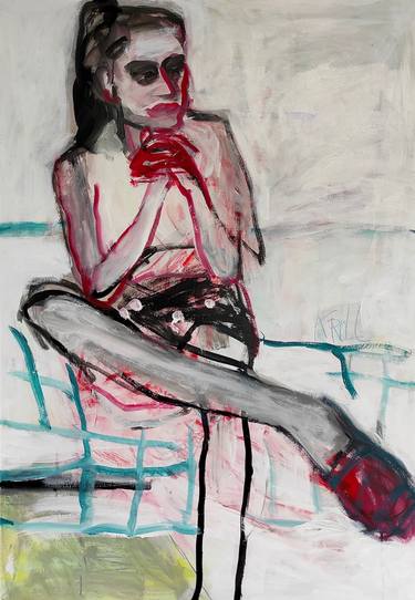 Original Expressionism Body Mixed Media by Barbara Kroll