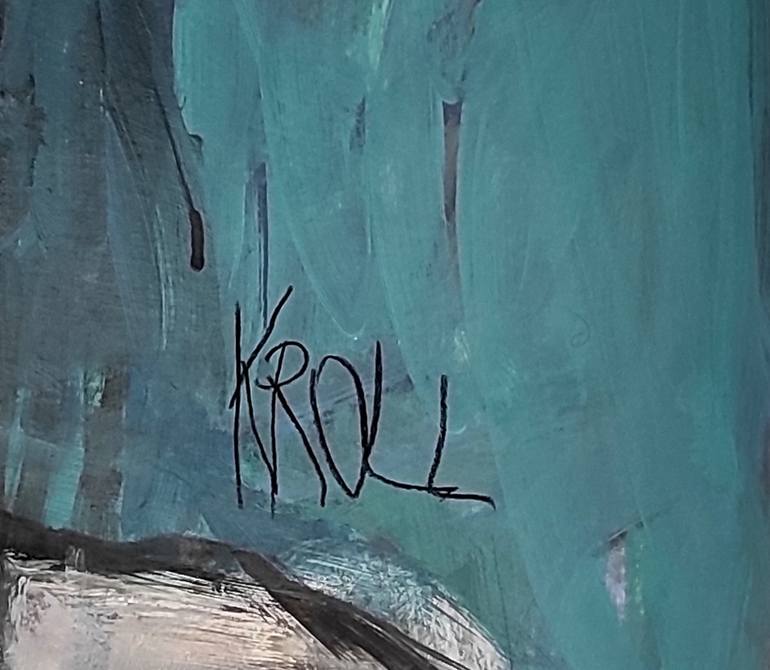 Original Expressionism Men Mixed Media by Barbara Kroll