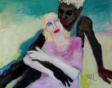 Original Expressionism Love Paintings by Barbara Kroll