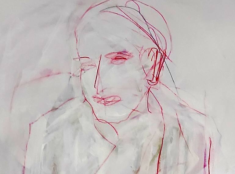 Original Expressionism Women Drawing by Barbara Kroll