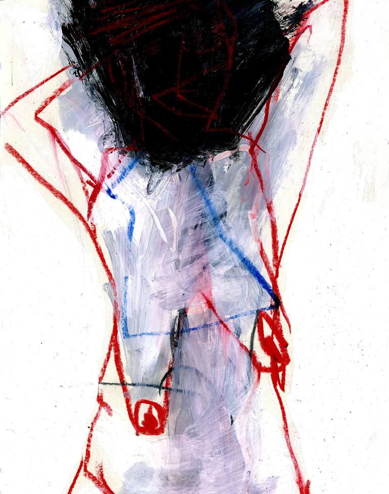 Original Figurative Women Drawing by Barbara Kroll