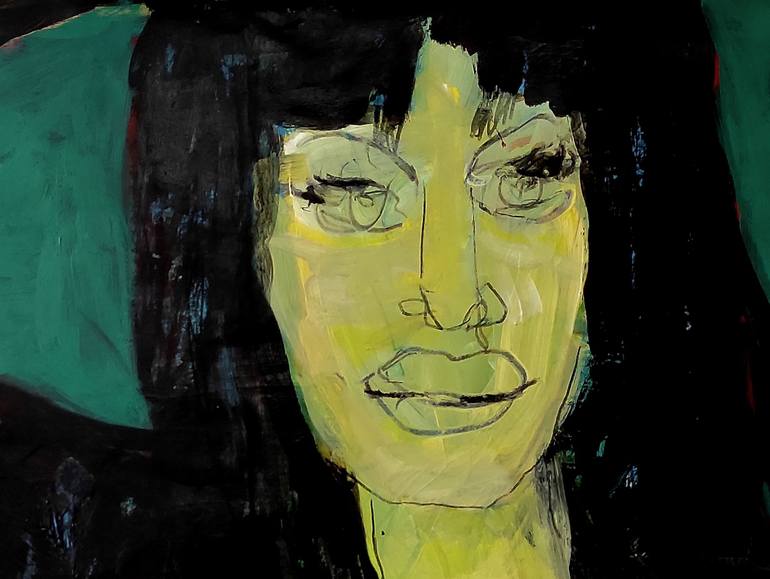 Original Expressionism Women Painting by Barbara Kroll