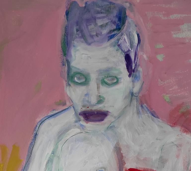 Original Expressionism Women Painting by Barbara Kroll