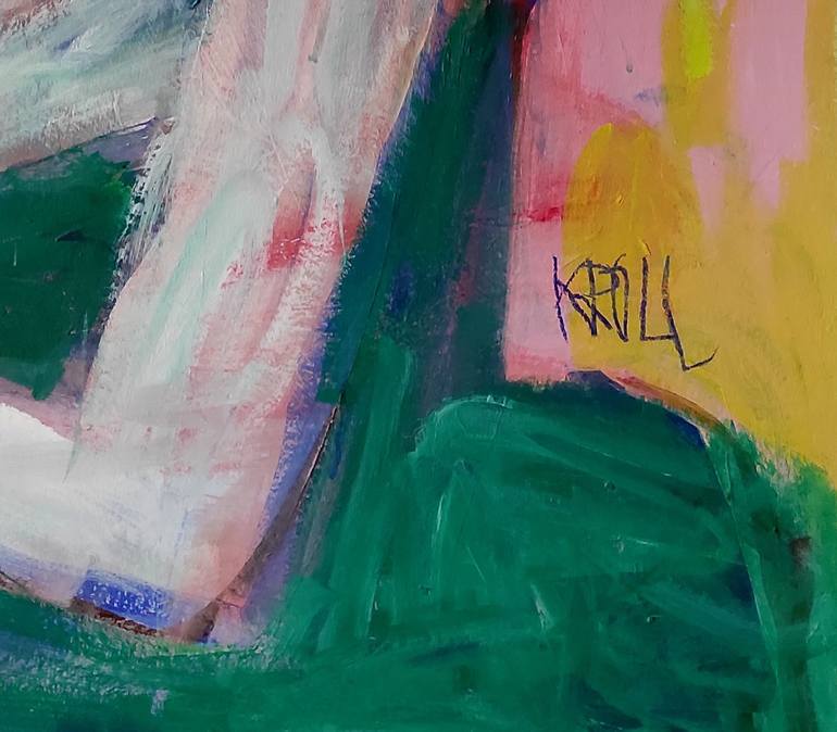Original Expressionism Women Painting by Barbara Kroll