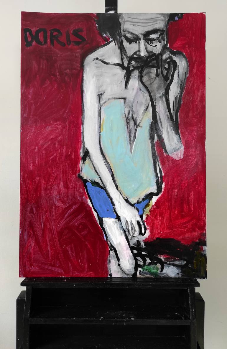 Original Expressionism Women Painting by Barbara Kroll