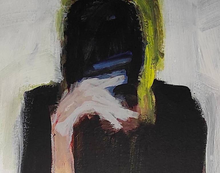 Original Expressionism Women Painting by Barbara Kroll