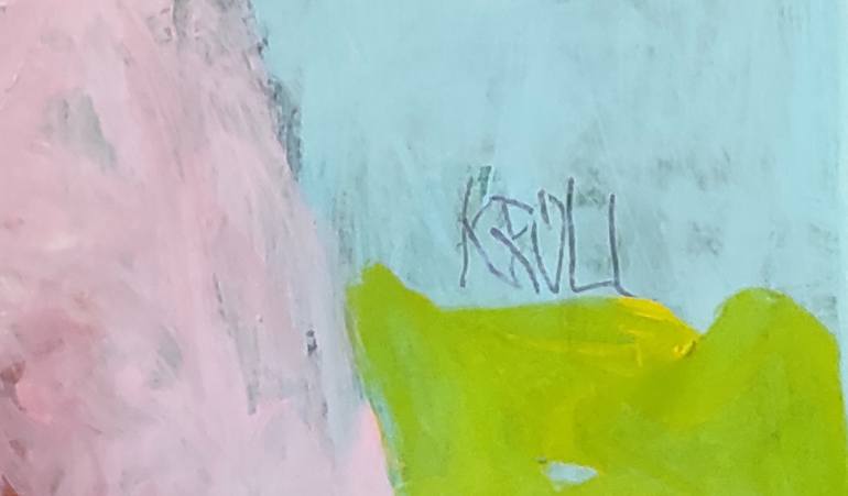 Original Expressionism Nude Painting by Barbara Kroll