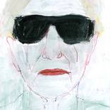 Woman with black glasses by Barbara Kroll