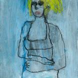 Woman with Golden Hair by Barbara Kroll