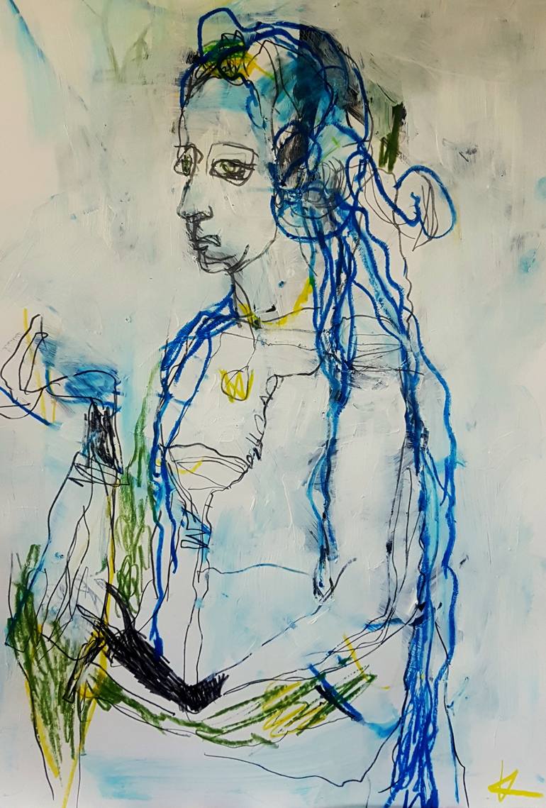 Print of Expressionism Body Drawing by Barbara Kroll