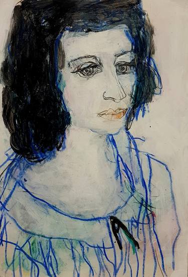 Original Portrait Drawings by Barbara Kroll