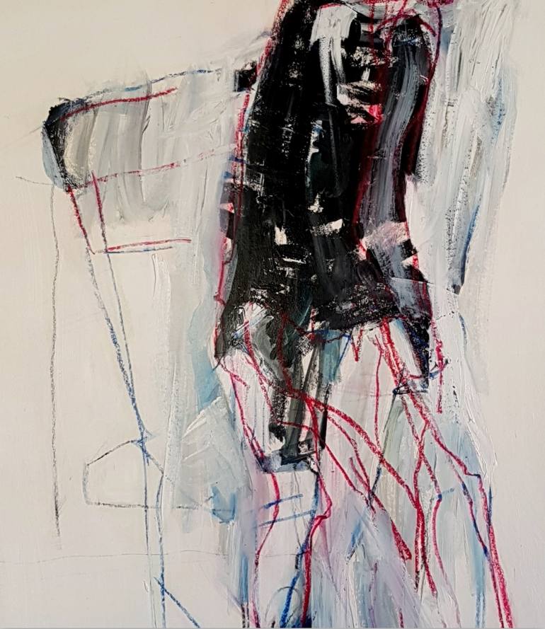 Original Expressionism Body Drawing by Barbara Kroll