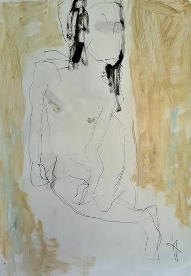 Print of Figurative Body Drawings by Barbara Kroll