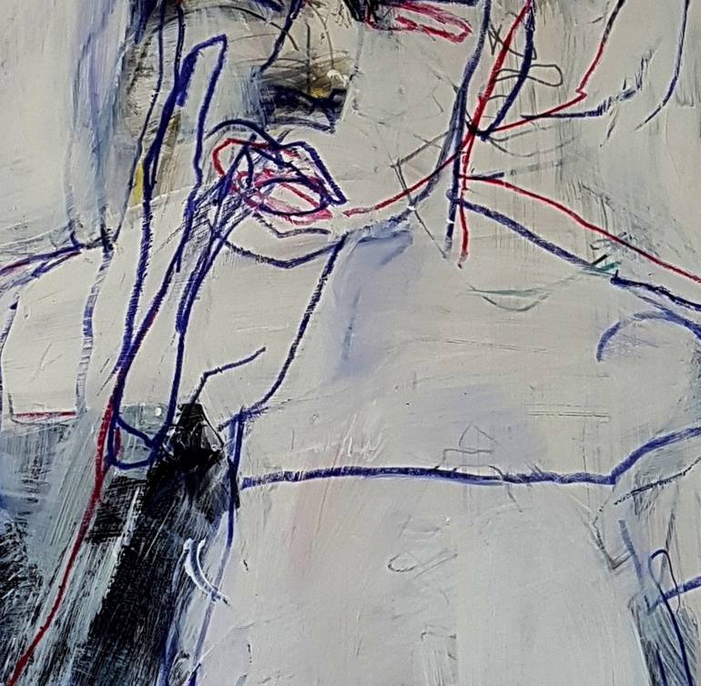 Original Expressionism Women Drawing by Barbara Kroll