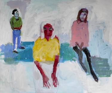 Original Expressionism People Paintings by Barbara Kroll