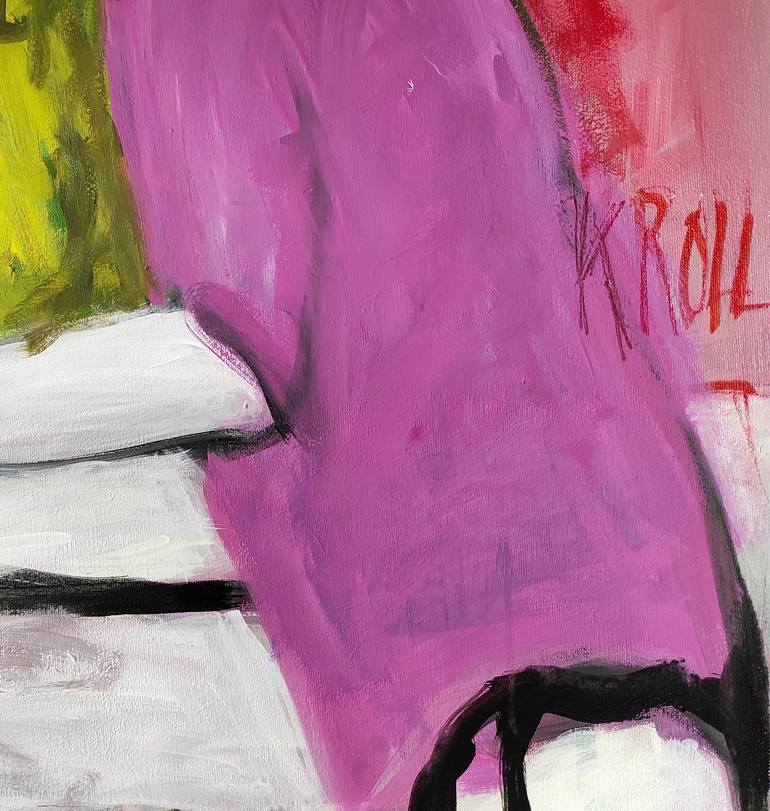 Original Expressionism Women Painting by Barbara Kroll