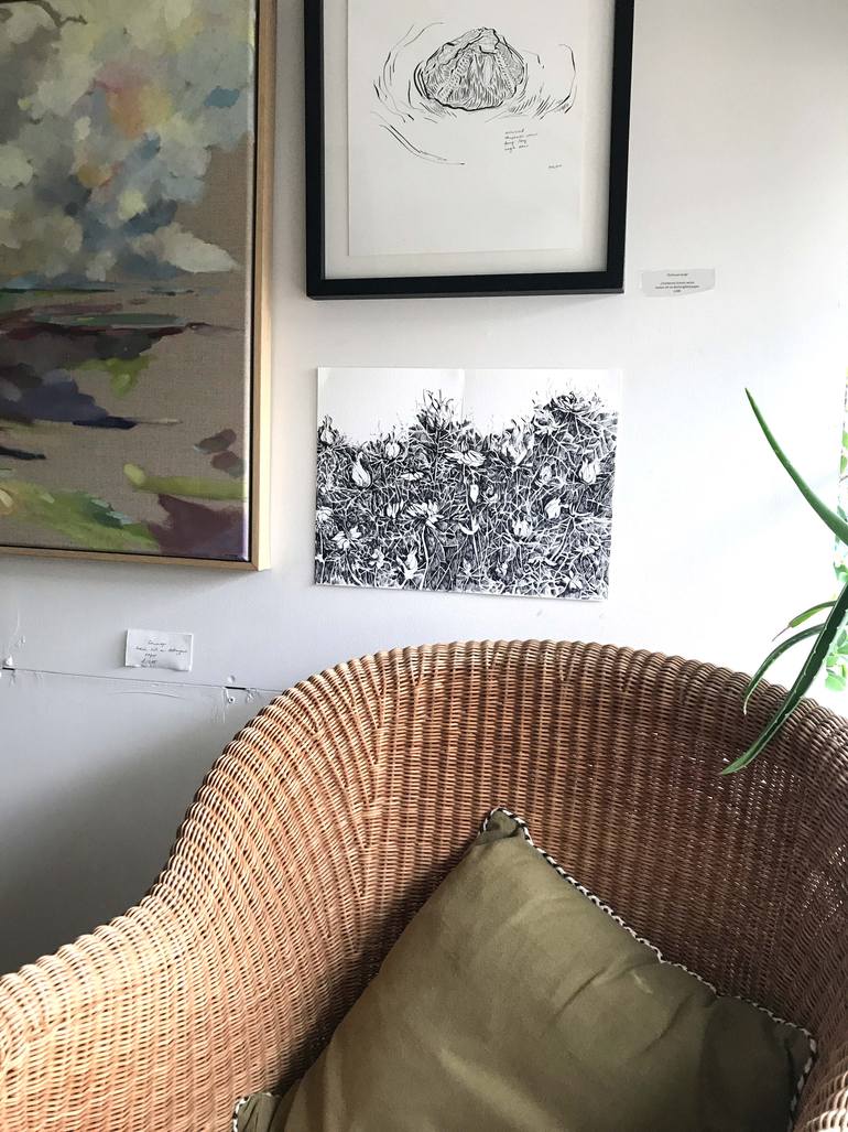 Original Contemporary Landscape Drawing by Sally Newton
