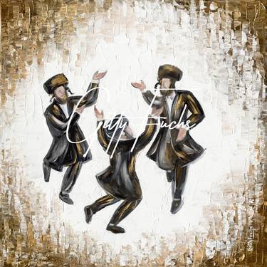 Chassidim Dance Joy Painting thumb