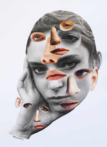 Original Conceptual Portrait Collage by Heliya Refaei