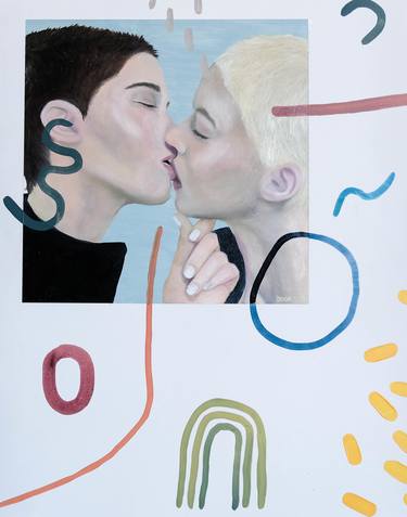 Original Love Painting by Samuelle Bédard