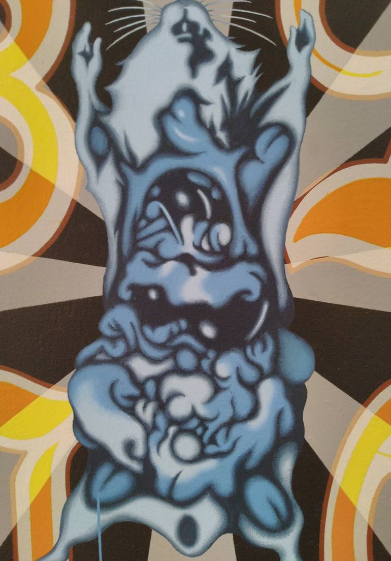 Original Pop Art Pop Culture/Celebrity Painting by Hirotaka Suzuki