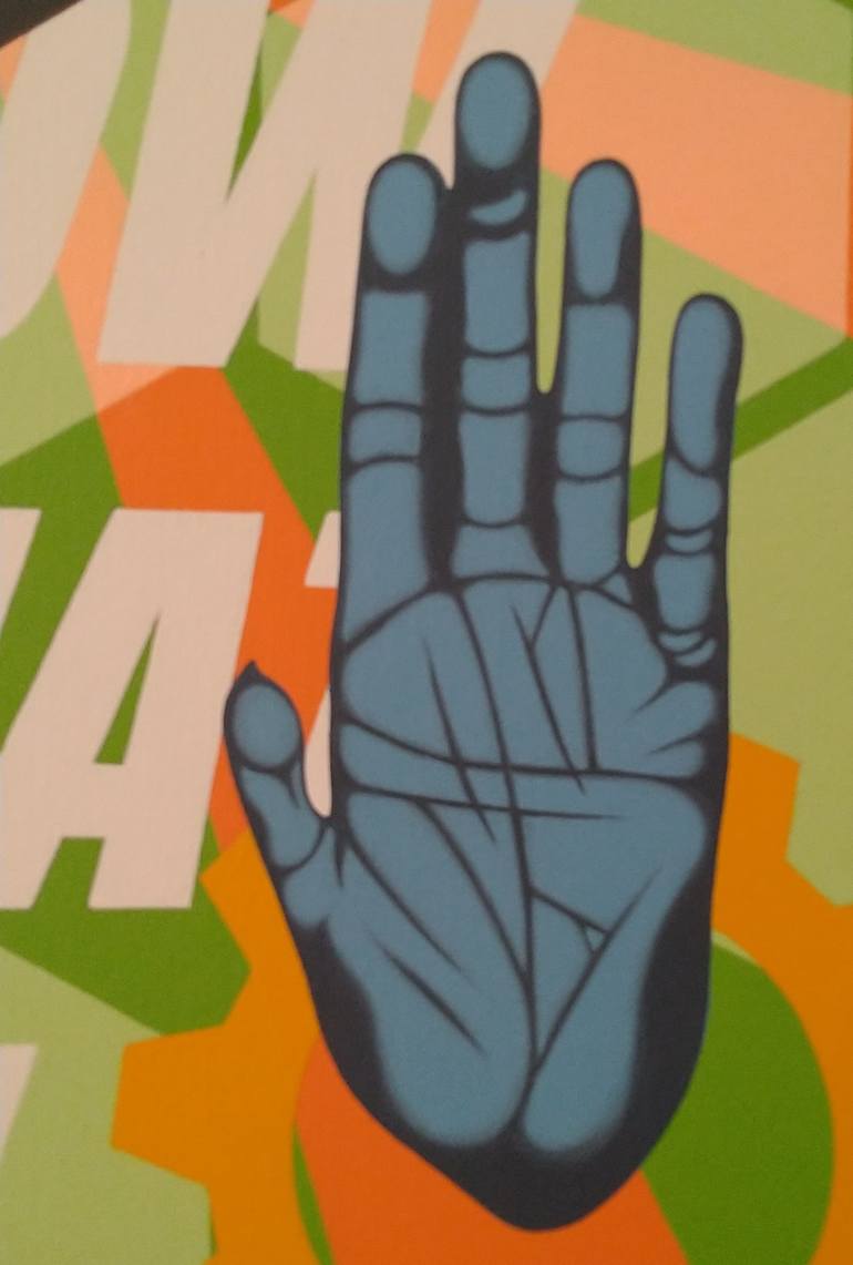 Original Pop Art Science/Technology Painting by Hirotaka Suzuki