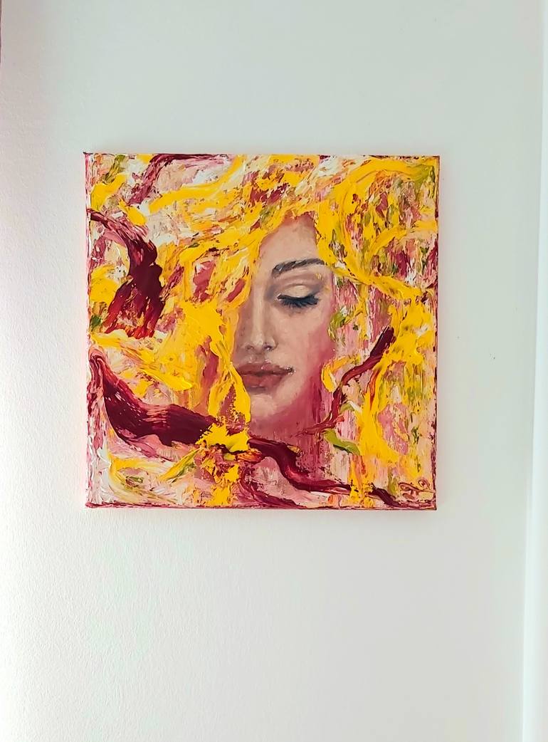 Original Abstract Women Painting by Julia Tokar