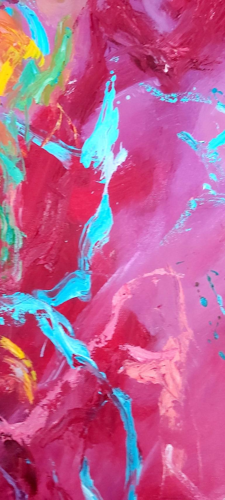 Original Abstract Expressionism Abstract Painting by Julia Tokar