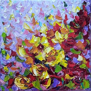 Print of Abstract Floral Paintings by Julia Tokar