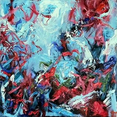 Original Abstract Expressionism Abstract Paintings by Julia Tokar