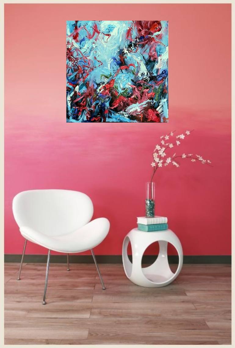 Original Abstract Expressionism Abstract Painting by Julia Tokar