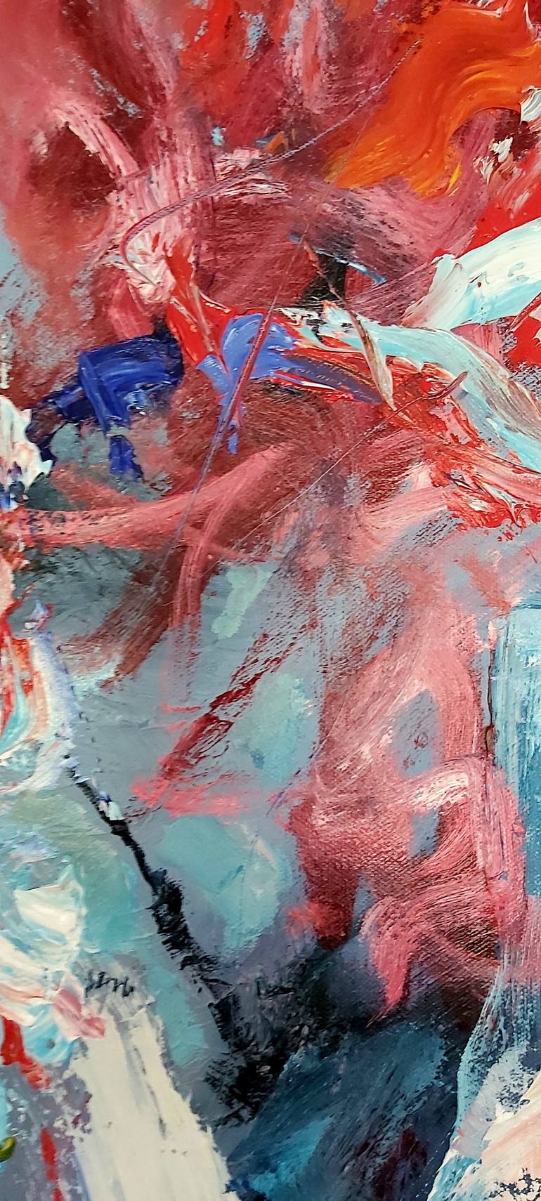 Original Abstract Expressionism Abstract Painting by Julia Tokar