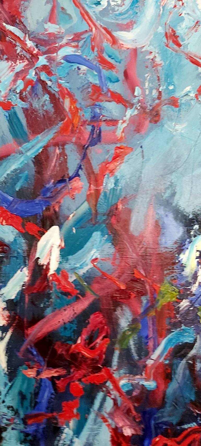 Original Abstract Expressionism Abstract Painting by Julia Tokar