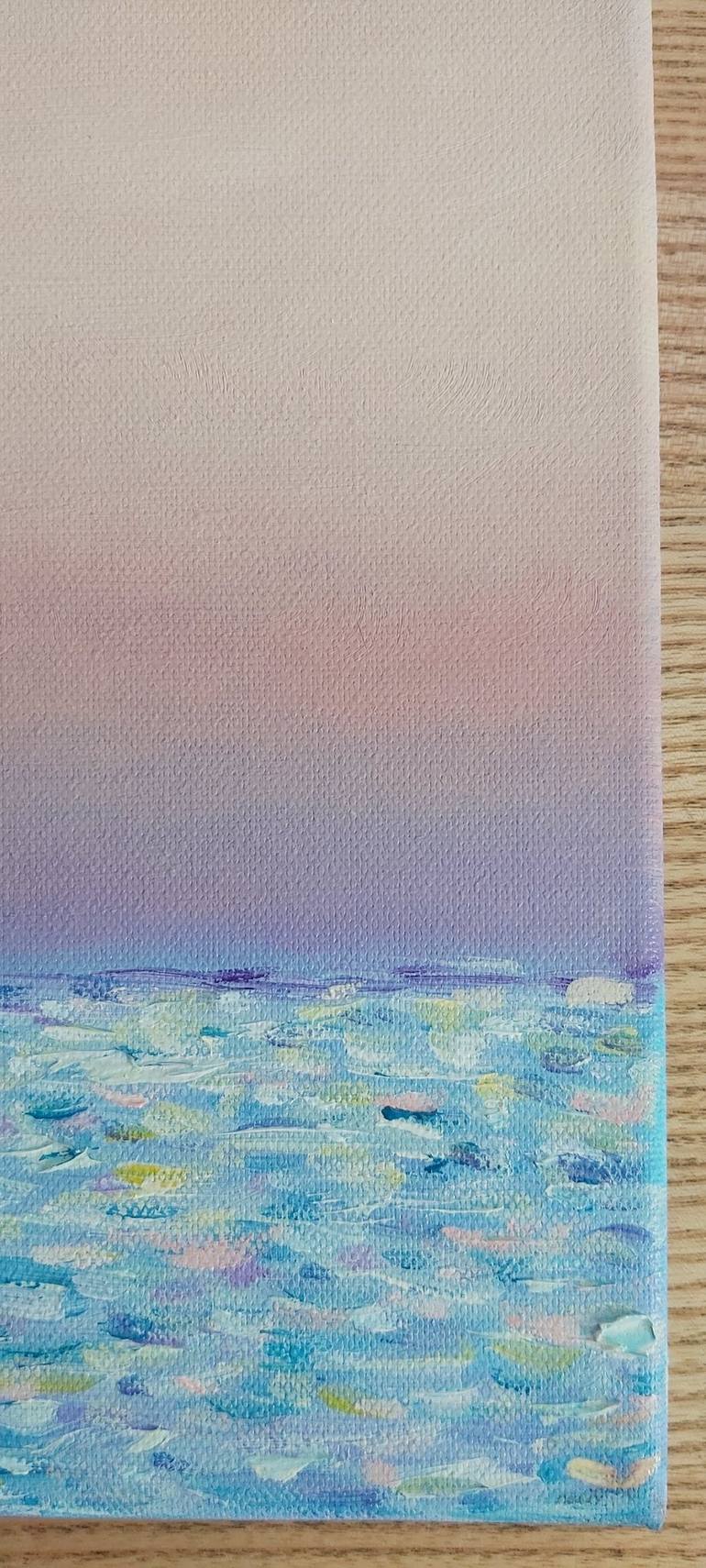 Original Impressionism Seascape Painting by Julia Tokar