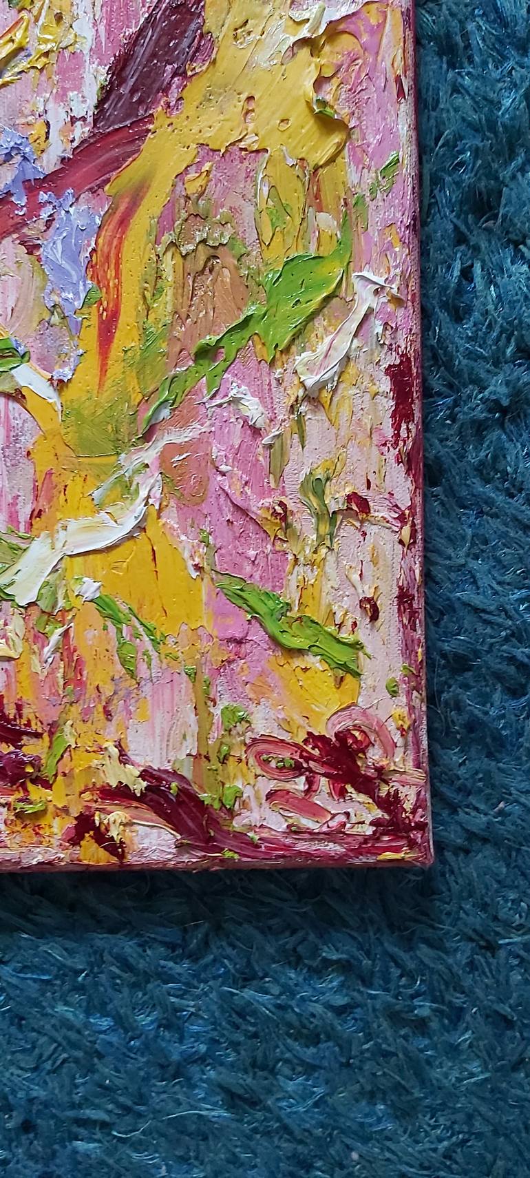 Original Abstract Expressionism Abstract Painting by Julia Tokar